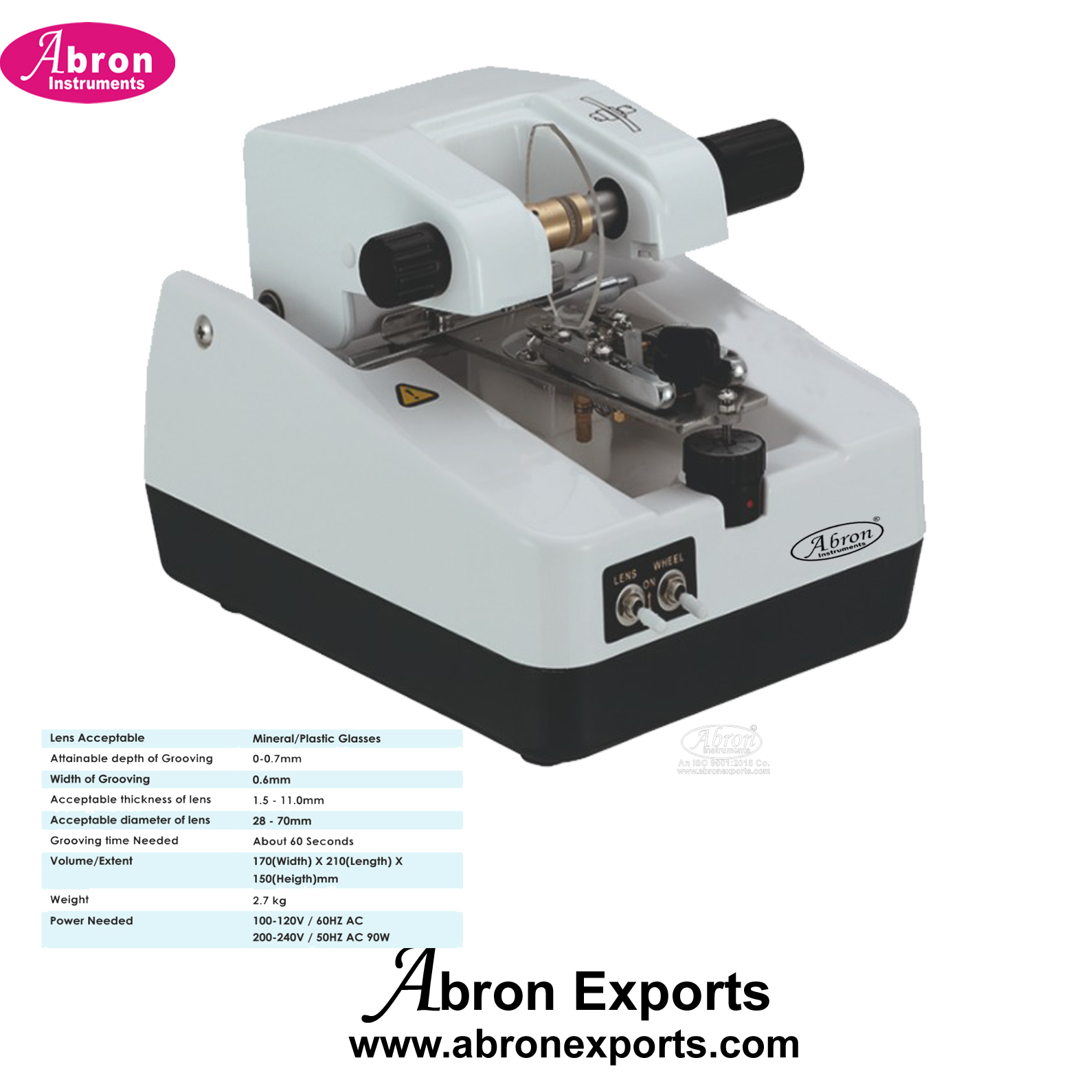 ENT Eye Lens Grooving Machine Abron ABM-1530GVM 